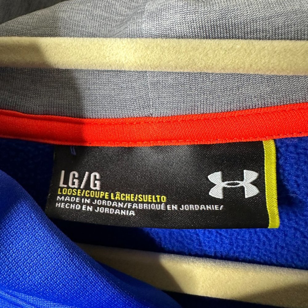 Under Armour Blue Loose Fit Hoodie Large - Picture 2 of 3